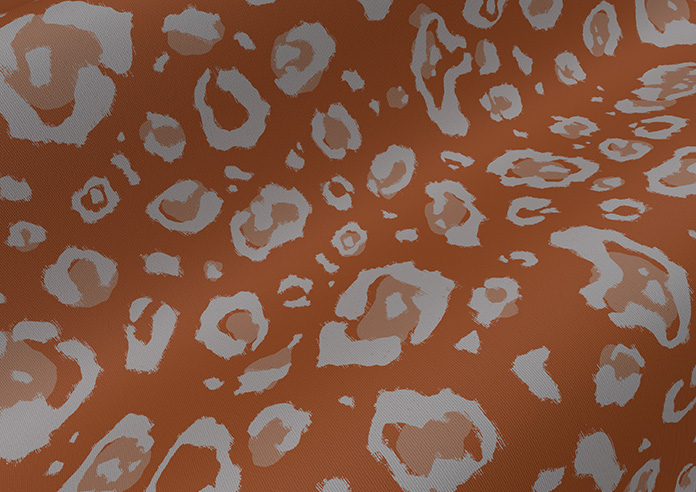 Leopard Luxe, Firebrand - Roller Blind - Image 4